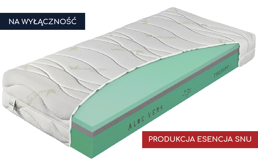 Materac Aloe Green